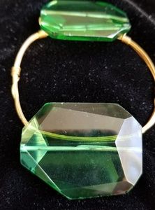 Susan Hanover Emerald (2) Green Stones Bracelet